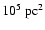 $10^5~{\rm pc}^2$