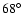 $68^\circ$