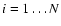 $i=1\dots N$