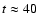 $t\approx40$