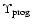 $\Upsilon _{\rm prog}$