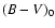 $(B-V)_{\rm0}$