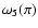 $\omega_5 (\pi)$