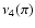 $\nu_4 (\pi)$