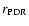 $r_{\rm PDR}$