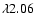 $\lambda 2.06$