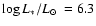 $\log L_\ast/\rm{\mbox{$L_\odot$ }} = 6.3$