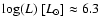$\log(L)~[L_\odot]\approx 6.3$