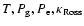 $T, P_{\rm g}, P_{\rm e}, \kappa_{\rm Ross}$