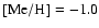 $\rm [Me/H]=-1.0$