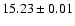 $15.23 \pm 0.01$