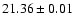 $21.36 \pm 0.01$
