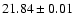 $21.84 \pm 0.01$