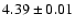 $4.39 \pm 0.01$
