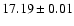 $17.19 \pm 0.01$