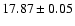 $17.87 \pm 0.05$