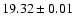 $19.32 \pm 0.01$