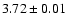 $3.72 \pm 0.01$