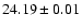 $24.19 \pm 0.01$