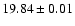$19.84 \pm 0.01$