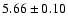$5.66 \pm 0.10$