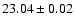 $23.04 \pm 0.02$