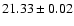 $21.33 \pm 0.02$
