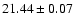 $21.44 \pm 0.07$
