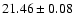 $21.46 \pm 0.08$