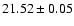 $21.52 \pm 0.05$