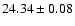 $24.34 \pm 0.08$