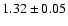 $1.32 \pm 0.05$