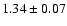 $1.34 \pm 0.07$
