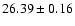 $26.39 \pm 0.16$