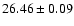 $26.46 \pm 0.09$