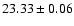 $23.33 \pm 0.06$