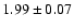 $1.99 \pm 0.07$