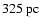 $325~\rm pc$
