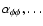 $\alpha _{\phi \phi },\dots $