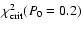 $\chi^2_{\rm crit} (P_0=0.2)$