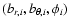 $(b_{r,i},b_{\theta,i},{\phi}_i)$
