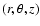 $(r, \theta, z)$