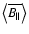 $\left < \overline {\textit {B}_{\vert\vert}} \right >$