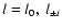 $l=l_0,\ l_{\pm i}$