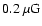 $ 0.2~ \mu{\rm G}$