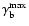 $\gamma_{\rm b}^{\rm max}$