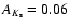 $A_{K_{\rm s}}=0.06$