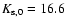 $K_{{\rm s,}0}=16.6$