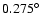 $0.275^{\circ}$