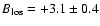 $B_{\rm los} = +3.1 \pm 0.4$